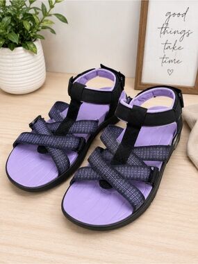 J sport Casual Lavender Sport Sandals for Women - Comfortable Strappy